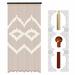 35.44 Wooden Bead Curtain Handcrafted Fly Screen String Door Room Window Porch Divider Natural Wood Bamboo Beaded Curtain Fly Screen Bedroom Bath Doorway Porch Divider
