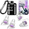High Fidelity Concert Earplugs 2 Pairs Reusable Musicians Ear Plugs 23dB Noise Reduction Earplugs Reusable Hearing Protection Earbuds