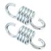 OTVIAP 2Pcs 7mm Heavy Duty Hammock Spring Hooks Galvanized Iron Extension Spring For Swing Chair Extension Spring For Swing Chairs Hammock Spring