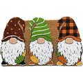 Welcome Gnomes Front Door Mat Winter - 30 X 18 - Natural Fiber Coir - Gnome Door Mat Outdoor - Winter Door Mat Outdoor - Gnome Welcome Mat - Holiday Door Mats Outdoor