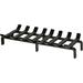 heavy duty 20 x 10 inch steel grate for wood stove & fireplace - made in the