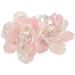 HOMEMAXS 2 pcs Faux Pearl Flower Charms Jewelry Making Flower Charms DIY Crafts Flower Charms