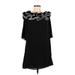 Halston Heritage Casual Dress: Black Dresses - Women's Size 6