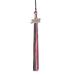 Class Act Graduation Graduation Tassel - 2021 - Silver Charm - 3 Color Black / Red / Silver