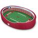 Red Utah Utes Medium Stadium Oval Pet Bed