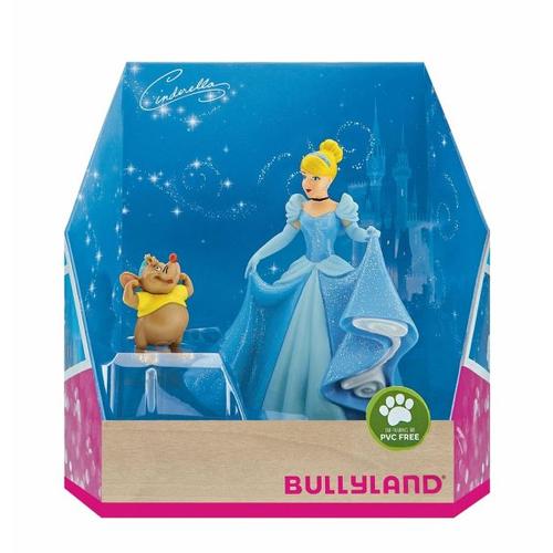 Bullyland 13438 – Walt Disney, Cinderella, Cinderella und Karli, Spielfigurenset, 2-tlg. – Bullyworld