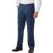 Men's Big & Tall KS Signature Easy Movement® Pleat-Front Expandable Dress Pants by KS Signature in Slate Blue (Size 70 38)
