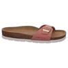 Pantolette ROHDE, Damen, Gr. 35, rosa (altrosa), Veloursleder, klassisch, Schuhe, Keilabsatz, Sommerschuh, Schlappen mit vorgeformtem Softfußbett