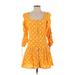 Nicholas Casual Dress: Yellow Dresses - Women's Size 4