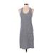 J.Crew Casual Dress - Sheath Scoop Neck Sleeveless: Blue Print Dresses - Women's Size X-Small