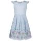 Jerseykleid SALT AND PEPPER "Gewebt" Gr. 98, EURO-Größen, weiß (hellblau, weiß) Mädchen Kleider Gemusterte