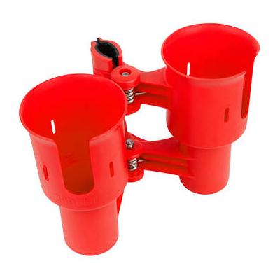 RoboCup Clamp-On Dual-Cup & Drink Holder (Red) 07-108-R