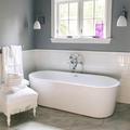 Chevington Mia 59" L x 29.63" W Soaking Double Ended Freestanding Bathtub - No Faucet Drillings | 22.88 H x 59 W x 29.63 D in | Wayfair CHBP0360PBM