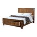 Loon Peak® Montgomeryville Platform Bed w/ 2 Drawers in Rustic Honey Wood in Brown | 57.75 H x 65.4 W x 85.6 D in | Wayfair