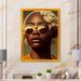 Everly Quinn Contemporary Portrait Of Young African American Wo Contemporary Portrait Of Young African American Woman On Canvas Print Plastic | Wayfair