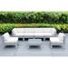 Latitude Run® Ravshan 6 - Person Seating Group w/ Cushions Metal in Gray | 28 H x 113 W x 30 D in | Outdoor Furniture | Wayfair