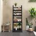 Loon Peak® Nerlan 45.7" H x 15.7" W Iron Standard Bookcase in Black | 45.7 H x 15.7 W x 13.8 D in | Wayfair BADACA58C2F7431481F02069D508719F