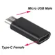 Connecteur adaptateur Android USB Type C vers Micro USB convertisseur mâle vers Type C femelle