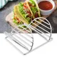 Porte-tacos en forme de V en acier inoxydable support à Tacos en forme de V Style plateau support