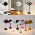 Lampe de Table en forme de bouton de fleur forme champignon tactile éclairage LED luminaire