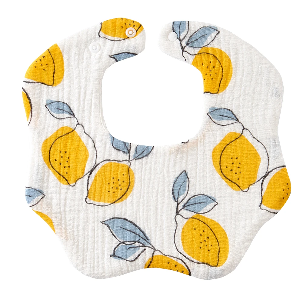 Kangobaby # My Weich Leben #6 Schichten Baumwolle Musselin Blütenblatt Bib Anti-spucken Baby Speichel Handtuch Neugeborenen 360 grad Rotation Spucktuch Image
