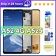 Für amoled für samsung a52 4g lcd display touchscreen mit rahmen für samsung a52 4g a525 a525f a525m