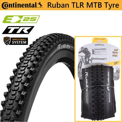 CONTINENTAL RUBAN SHIELDWALL TUBELESS TIRE MTB 27,5/29 Zoll TLR E-25 Faltreifen 29 Zoll MTB Tubeless XC Tire