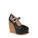 Philipah Peep Toe Platform Wedge Sandal