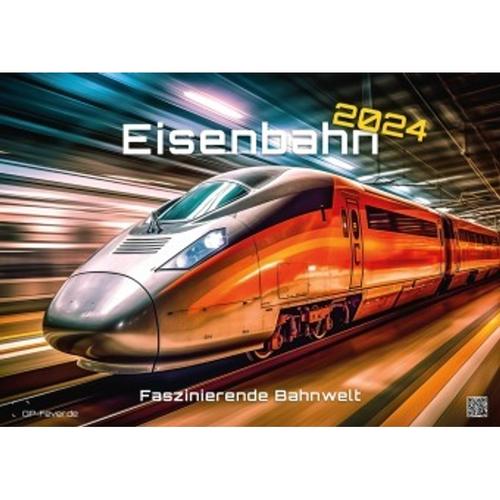 Eisenbahn - Faszinierende Bahnwelt - 2024 - Kalender Din A2