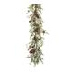 Set of 2 Pine Cone and Berry Artificial Christmas Garlands 5' x 8" - Green