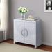 Taos Platinum Console Table with 2 Doors
