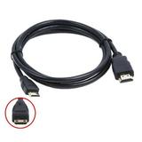 Kircuit Mini HDMI Cable Lead for Nikon Digital Camera Nikon 1 J1 HD Display