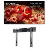 Sony XR85X93L 85 4K Mini LED Smart Google TV with PS5 Features with a Sanus LL11-B1 Super Slim Fixed-Position Wall Mount for 40 - 85 TVs (2023)