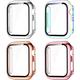 Compatible with Apple Watch Case 42mm HD High Sensitivity Tempered Screen Protector for iWatch Case 42mm Series 3/2/1 Women Men 4pack Colorful/Silver/Rose Gold/Rose Pink