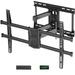 USX MOUNT Full Motion TV Wall Mount for 42 -80 TVs Swivel and Tilt TV Mount with Articulating 6 Arms Max VESA 600x400mm & 110 lbs 16 Wood Stud+Bonus Hanging Template