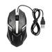 Carevas CM-818 Wired Optical Gaming 1200DPI USB Gaming Ergonomic with Colorful Breathing Black