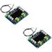 Treedix 2 pcs TPA3116D2 Digital Power Amplifier Board Audio Amplifier Module Dual Channel 2 x 120W Amp Boards Compatible with Multimedia