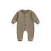 GXFC Baby Boy Fall Jumpsuits Clothes 6M 9M 12M 18M 24M Newborn Boy Long Sleeve Front Button Bodysuit Autumn Babysuit Clothing for Infant Boy
