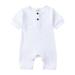 Esaierr Newborn Toddler Boys Girls Onesies Baby Bodysuit Crawling Suit for 0-24M Infant Solid Cotton Color Short Sleeve Bodysuits