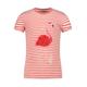 SALT AND PEPPER Mädchen Girls S/S YD Stripes Flamingo T-Shirt, Coral, Normal