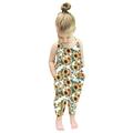 EGNMCR Baby Summer Jumpsuits for Girls Kids Cute Backless Harem Strap Romper Jumpsuit Toddler Pants (Yellow 3Years) - Baby deals