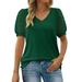 Women s T-Shirts Womens Tops Short Sleeve V Neck Summer Casual Tops