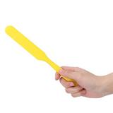 Wax Spatula Melting Wax Applicator Hair Removal Wax Bean Scraper Multifunctional Silicone Spatula for Body Hair Removal Reusable Scraper Hard Wax Sticks Skin Care Face Cream Mask Mixing(yellow)