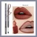 Kokovifyves Makeup on Sale under $5 8 Colors Matte Nude Lip Liner Set Dual-Ended Lip Liner Lipstick Long Lasting Smooth Lip Crayon Nourishing Lipstick Lip Liner Pencil with Sponge Brush