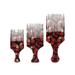 3pcs Retro Salon Plastic Hair Combs Large Wide Tooth Comb Floral Hairdressing Smooth Hair Pick Comb Slick Styling Hair Brushes D