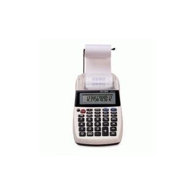 Victor 1205-4 Portable Palm Desktop One-Color Printing Calculator
