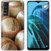 VIBECover Slim Case Compatible for TCL Stylus 5G 2022 TOTAL Guard FLEX Tpu Cover Glass Screen Protector Incl BaseBall 2