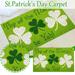 WQJNWEQ Valentines Day Decorations St. Patrick s Day Welcome Doormats Home Carpets Decor Carpet Living Room Carpet