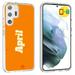 TalkingCase Slim Phone Case Compatible for Samsung Galaxy S23 Ultra 2023 Month April Print w/ Tempered Glass Screen Protector Lightweight Flexible USA