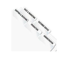 Redi-Tag RTG39170 Laser Printable Index Tabs, 2w x 7/8h, White, 300/Pack